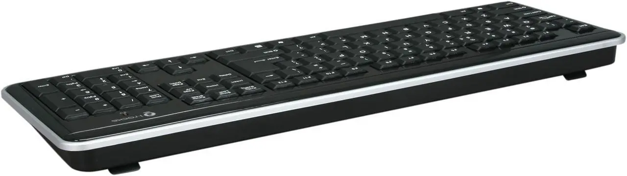 Alt view image 3 of 7 - i-rocks RF-6577L-BK Black USB RF Wireless Slim Keyboard