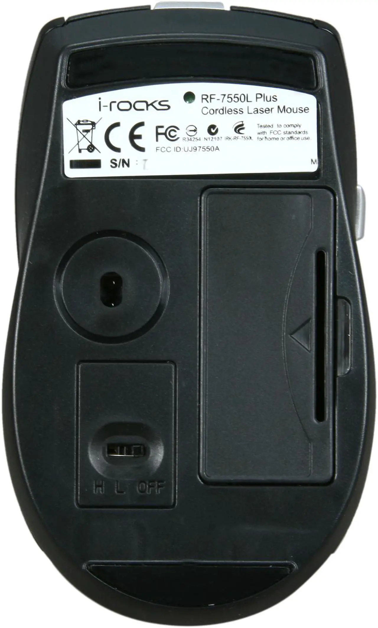 Alt view image 6 of 7 - i-rocks RF-6577L-BK Black USB RF Wireless Slim Keyboard