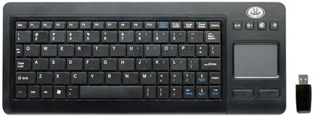 Alt view image 2 of 2 - GEAR HEAD KB3800TPW Black 84 Normal Keys USB RF Wireless Desktop Keyboard