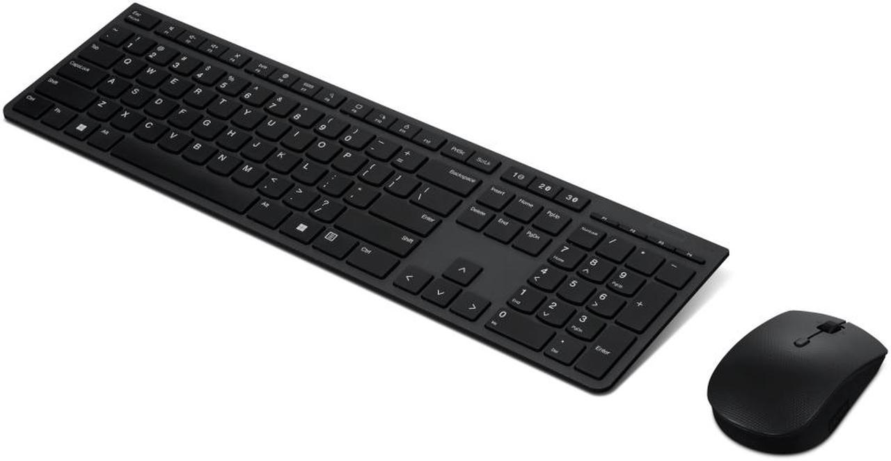 Lenovo Professional Wireless Rechargeable Combo Keyboard and Mouse