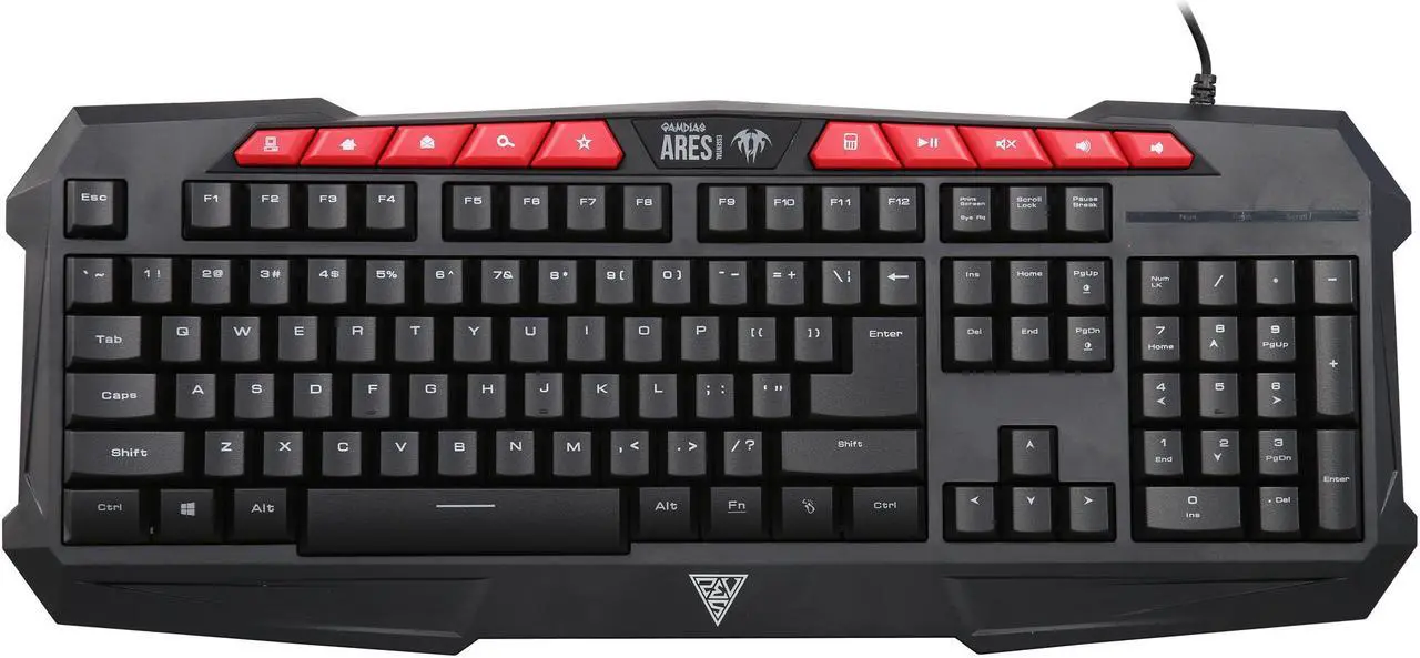 Alt view image 3 of 9 - GAMDIAS GKC110 Gaming Keyboard