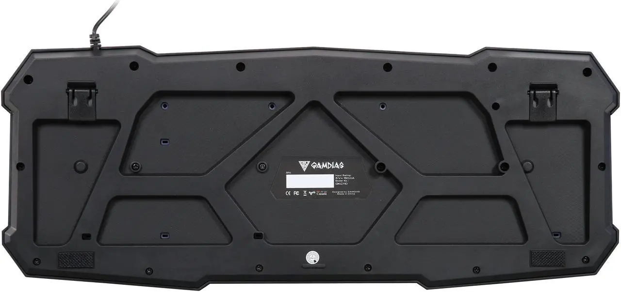 Alt view image 4 of 9 - GAMDIAS GKC110 Gaming Keyboard