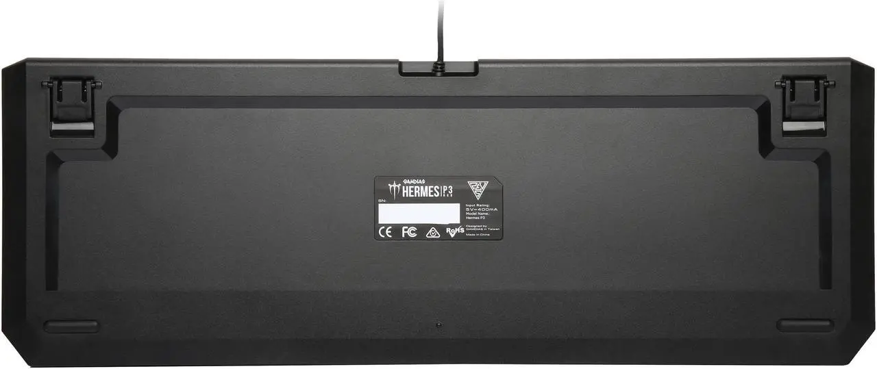 Alt view image 5 of 5 - Gamdias Hermes P3 RGB Mechanical Gaming Keyboard - Blue Switch