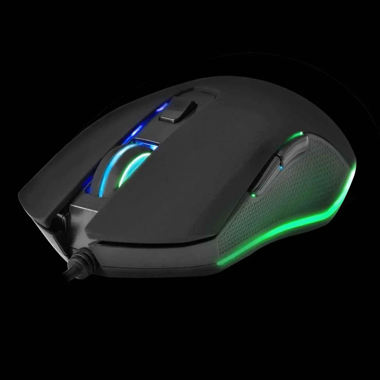Alt view image 4 of 5 - ZEUS GAMDIAS Mem-chanical Gaming Keyboard and Mouse Combo, Wired RGB LED Backlit & 3200 DPI Ergonomic Mouse for Windows PC Desktop Gamers & Mouse Mat