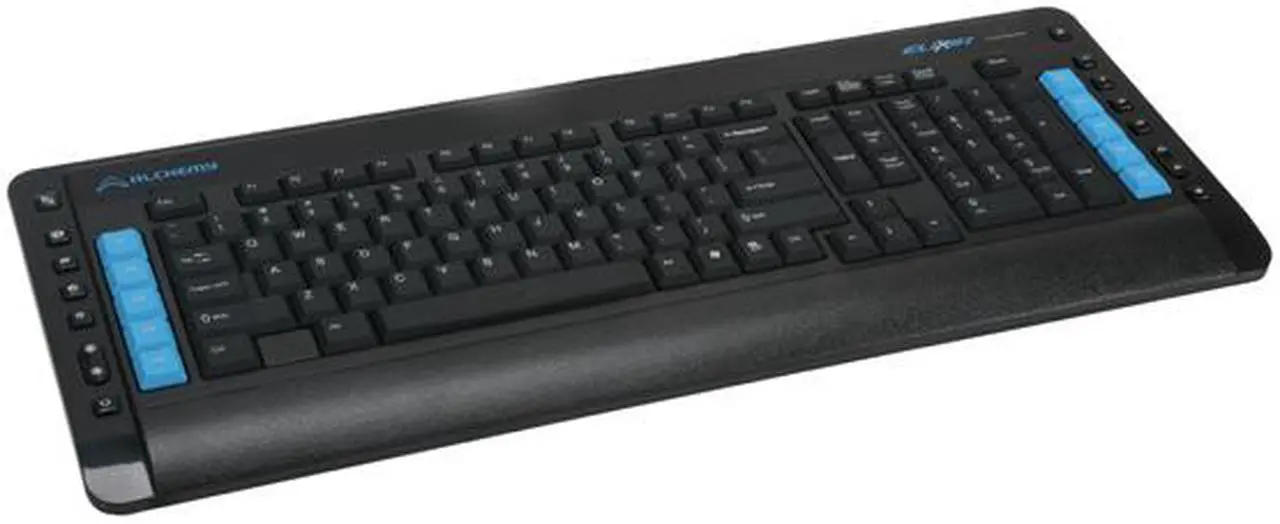 Main image of OCZ Alchemy Series Elixir OALKBELXUS Black 104 Normal Keys USB Wired Slim Keyboard