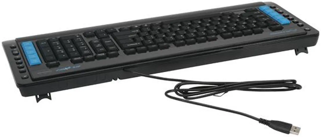 Alt view image 3 of 4 - OCZ Alchemy Series Elixir OALKBELXUS Black 104 Normal Keys USB Wired Slim Keyboard