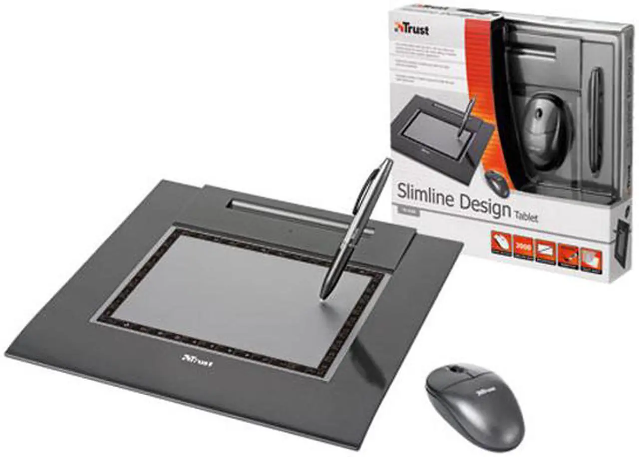 Alt view image 2 of 2 - Trust TB-6300 6" x 8" Active Area Slimline Design Tablet