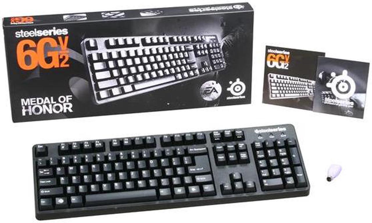 Alt view image 4 of 4 - SteelSeries 6Gv2 Keyboard
