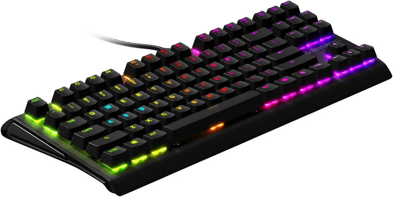 Alt view image 2 of 4 - SteelSeries Apex M750 TKL 10-keyless RGB Gaming Keyboard with QX2 Mechanical Switches