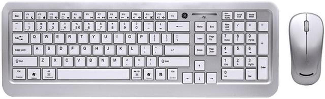Main image of GE 98134 RF Wireless Standard Multimedia Keyboard & Optical Mouse