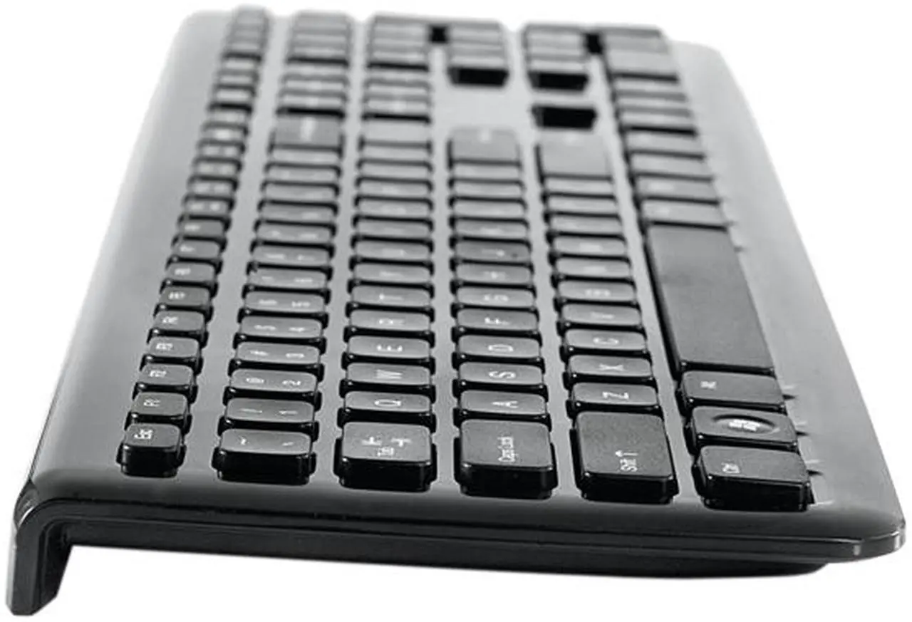 Alt view image 2 of 8 - Verbatim 96983 Piano Black 2.4 GHz Wireless Slim Keyboard and Mouse