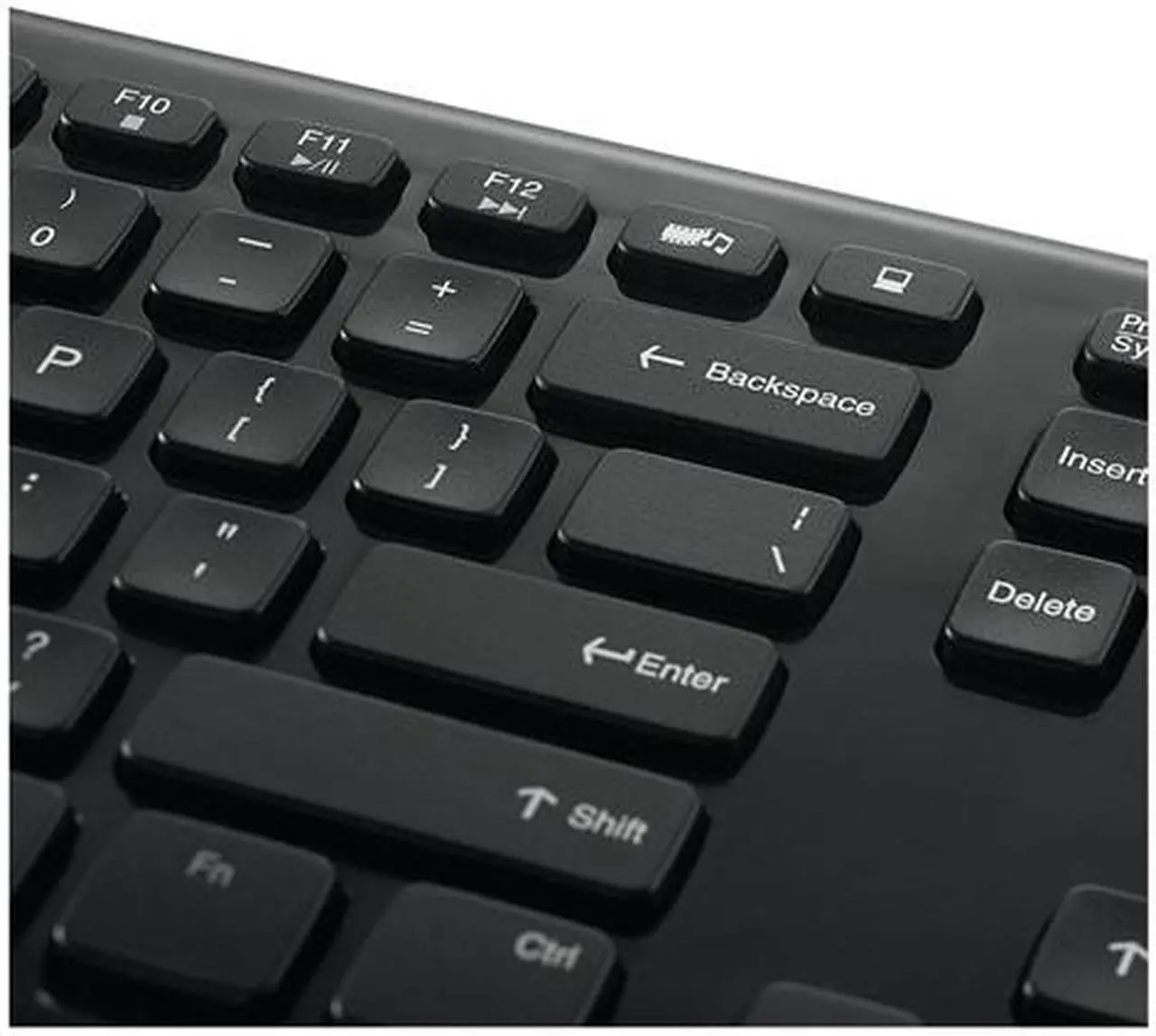 Alt view image 5 of 8 - Verbatim 96983 Piano Black 2.4 GHz Wireless Slim Keyboard and Mouse