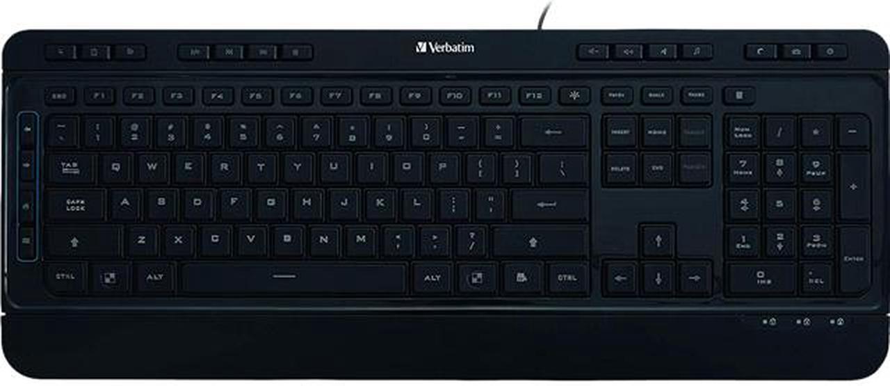 Verbatim Illuminated Wired Keyboard