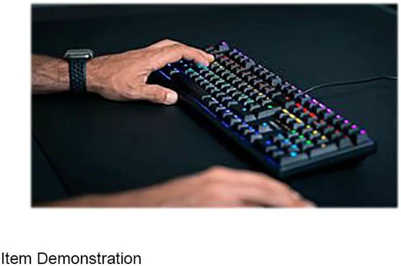 Alt view image 4 of 4 - Cherry MX RGB Mechanical Keyboard with MX Red Silent Gold-Crosspoint Key Switches for Typists, Programmers, Creator, Coder, Work in The Office or at Home