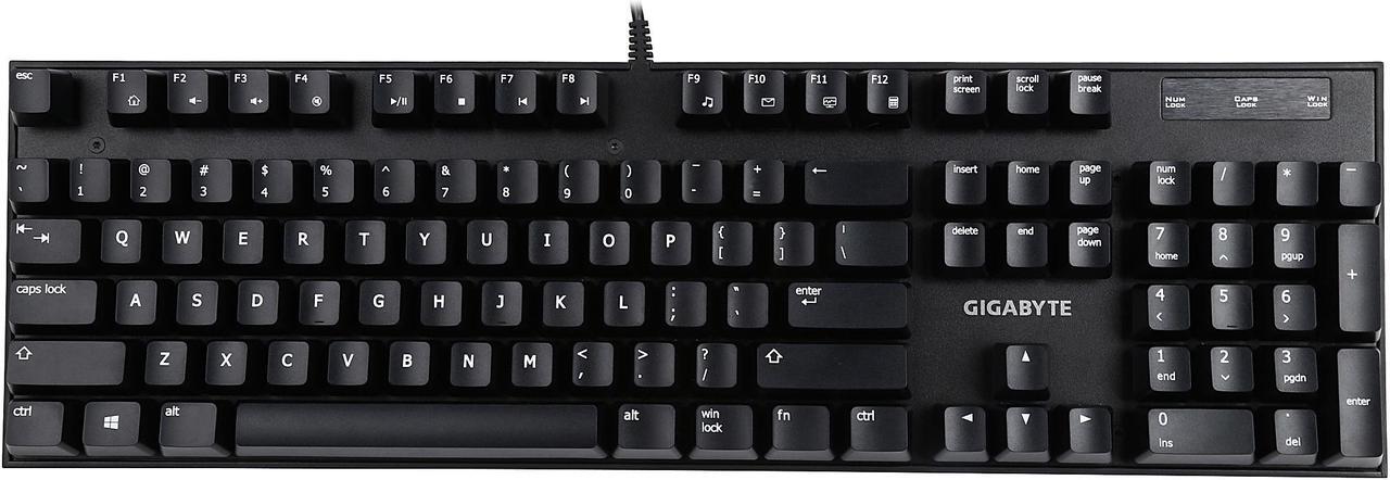 Alt view image 3 of 5 - Gigabyte Mechanical Cherry Red Keyboard (GK-FORCE K83 RED)