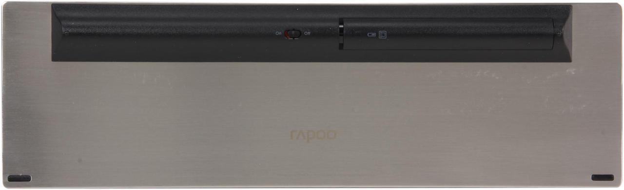 Alt view image 3 of 5 - Rapoo E9080 Black USB RF Wireless Slim Touchpad Keyboard