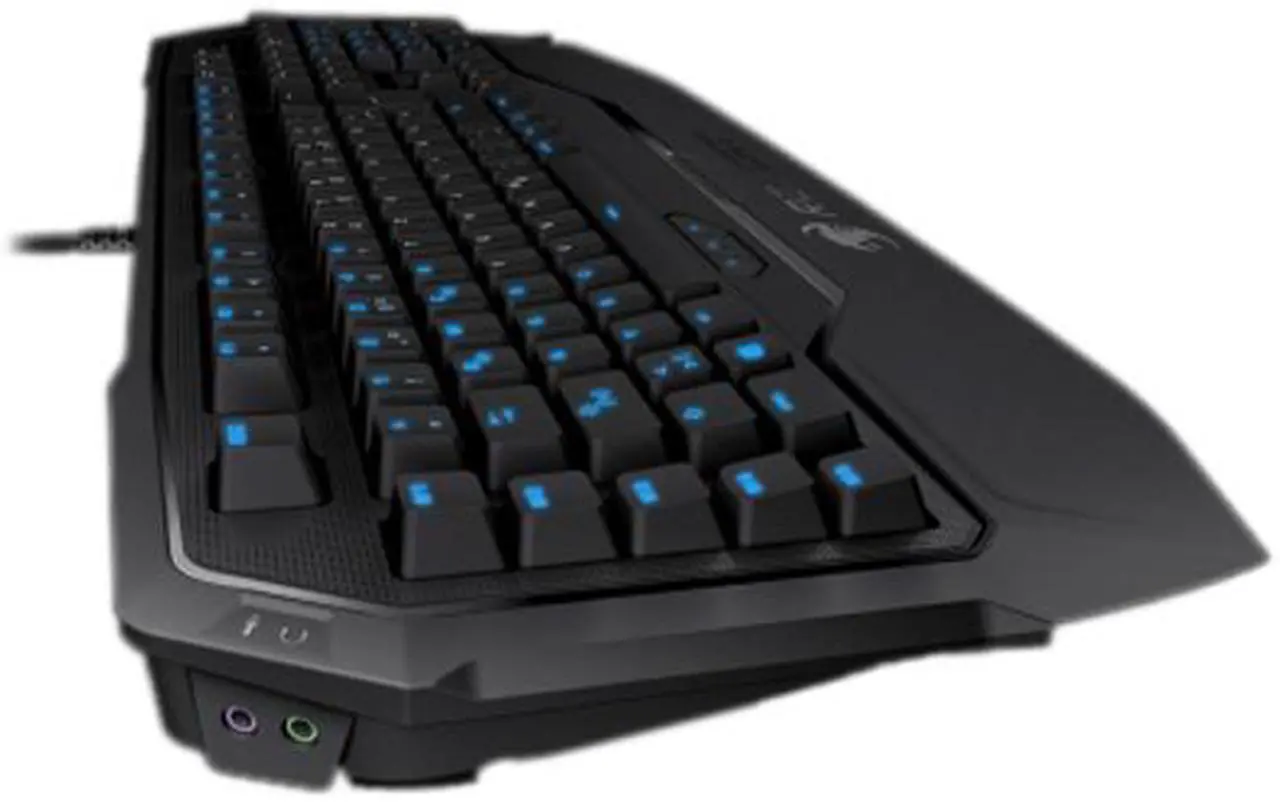 Alt view image 6 of 13 - ROCCAT ROC-12-851-BE Ryos MK Pro Mechanical Keyboard with Per-key Illumination - Blue Cherry MX Key Switch
