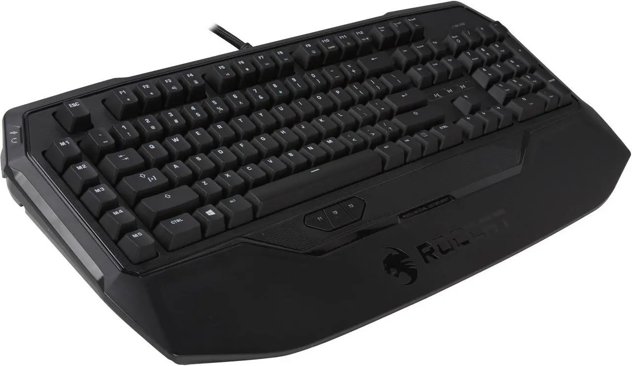 Alt view image 7 of 13 - ROCCAT ROC-12-851-BE Ryos MK Pro Mechanical Keyboard with Per-key Illumination - Blue Cherry MX Key Switch