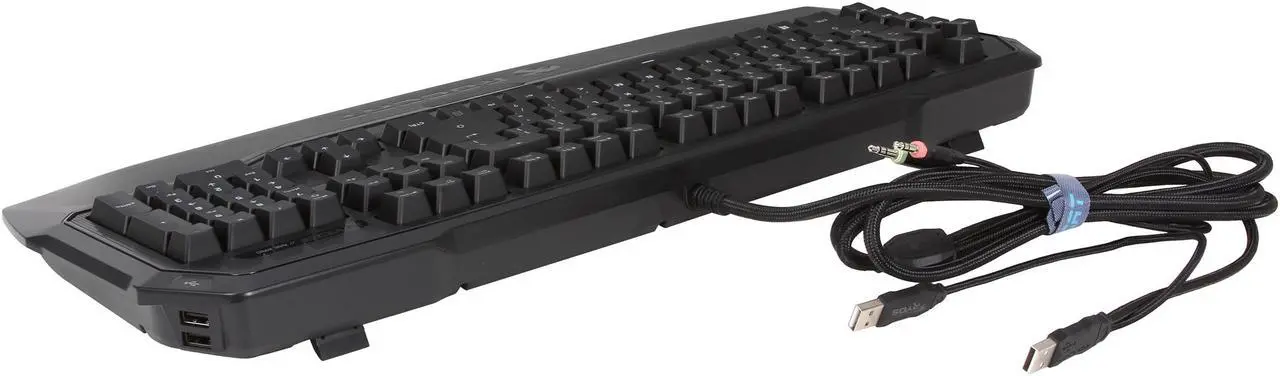 Alt view image 9 of 13 - ROCCAT ROC-12-851-BE Ryos MK Pro Mechanical Keyboard with Per-key Illumination - Blue Cherry MX Key Switch