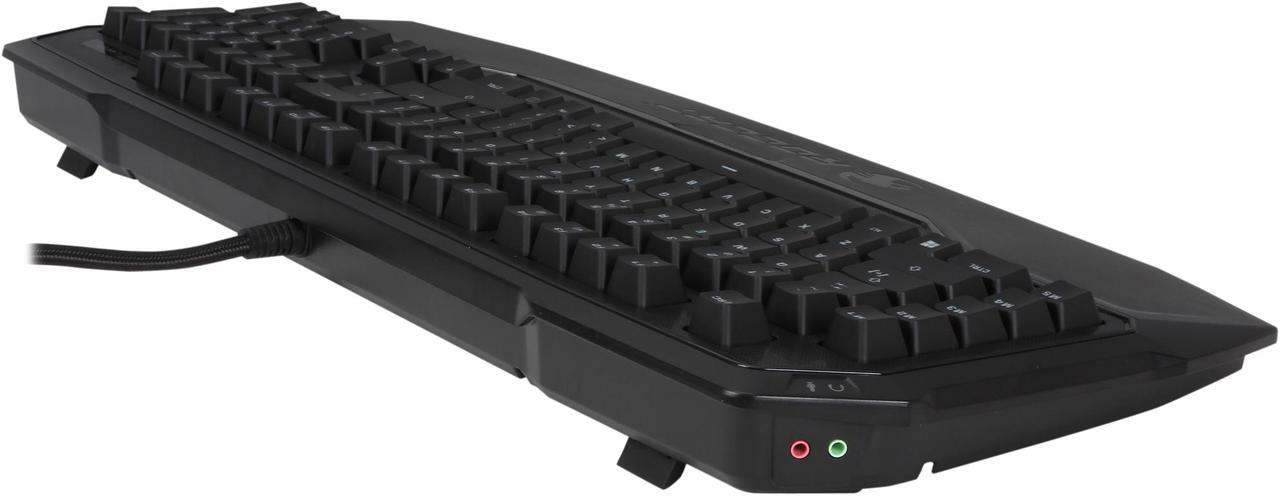 Alt view image 11 of 13 - ROCCAT ROC-12-851-BK Ryos MK Pro Mechanical Keyboard with Per-key Illumination - Black Cherry MX Key Switch