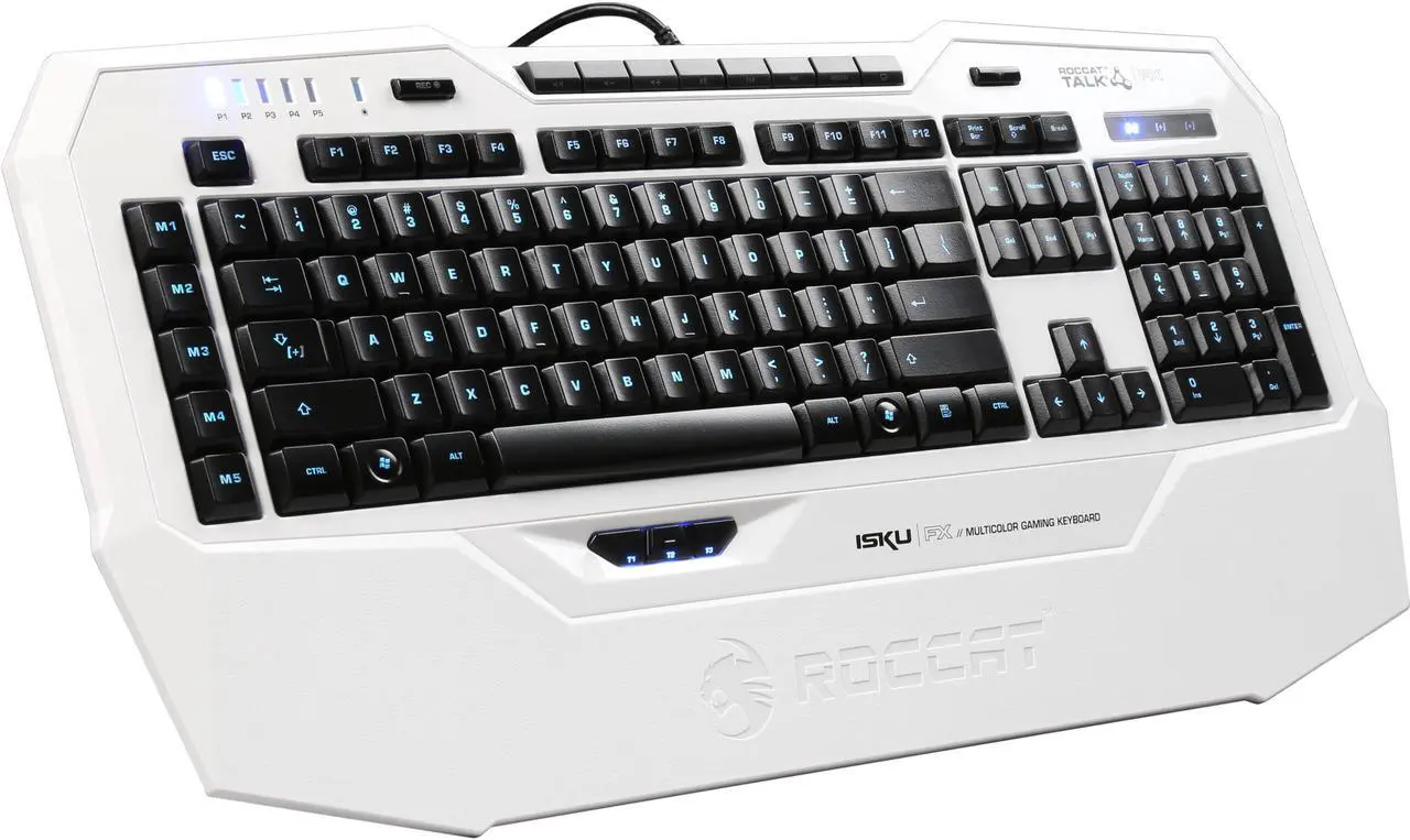 Main image of Roccat ISKU FX USB Multicolor Gaming Keyboard - White