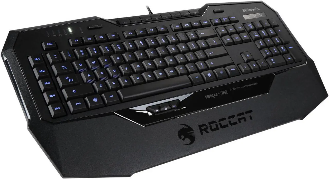 Alt view image 5 of 8 - Roccat ISKU+ Force FX - RGB Gaming Keyboard With Pressure-sensitive Key Zone