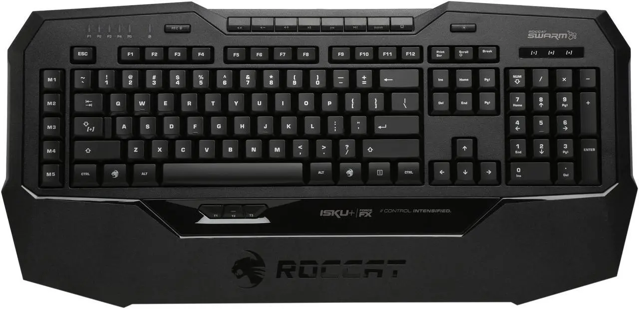 Alt view image 6 of 8 - Roccat ISKU+ Force FX - RGB Gaming Keyboard With Pressure-sensitive Key Zone