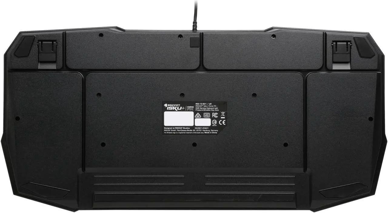Alt view image 8 of 8 - Roccat ISKU+ Force FX - RGB Gaming Keyboard With Pressure-sensitive Key Zone