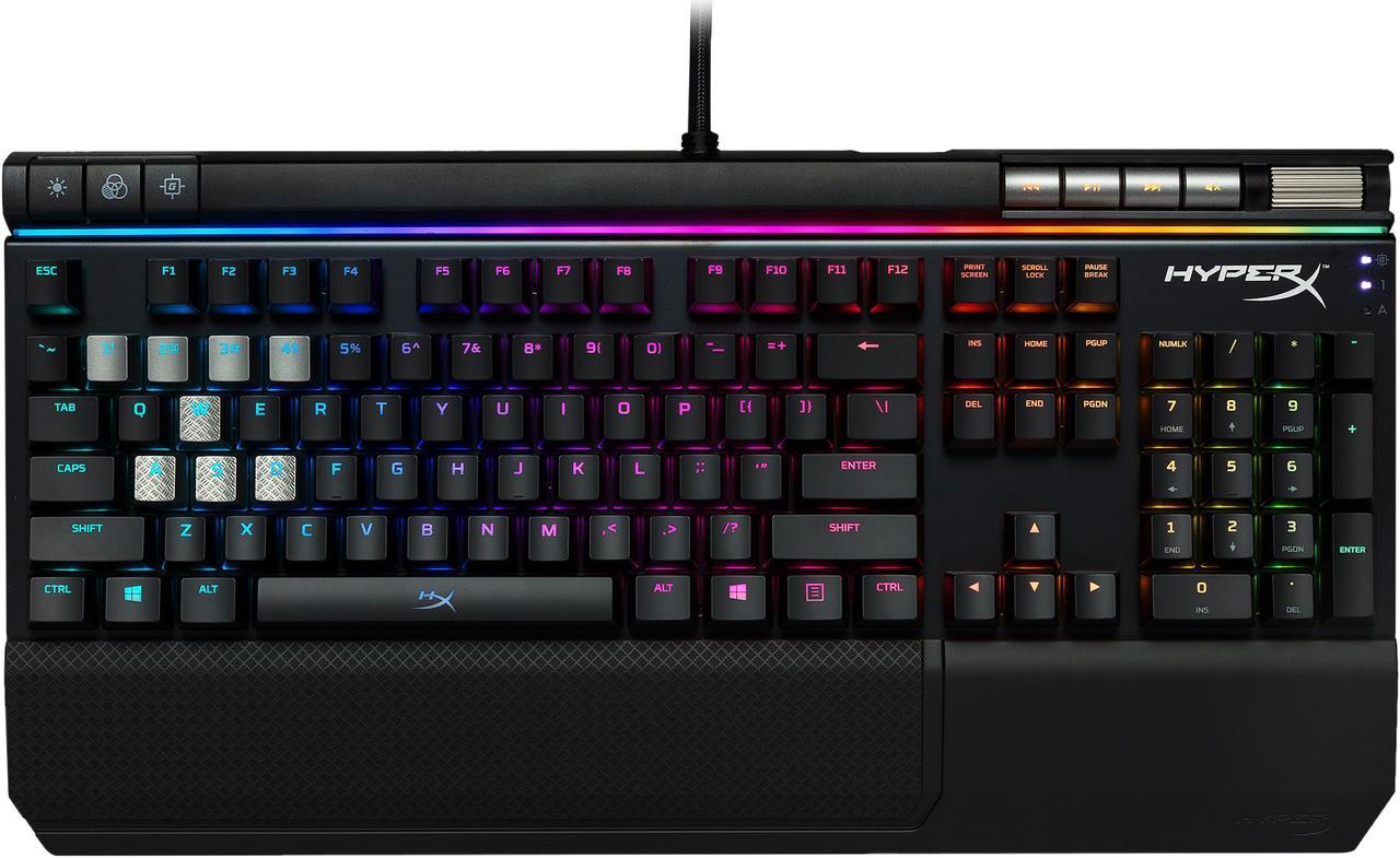 HyperX Alloy Elite Mechanical Gaming Keyboard - Cherry MX Blue, RGB LED