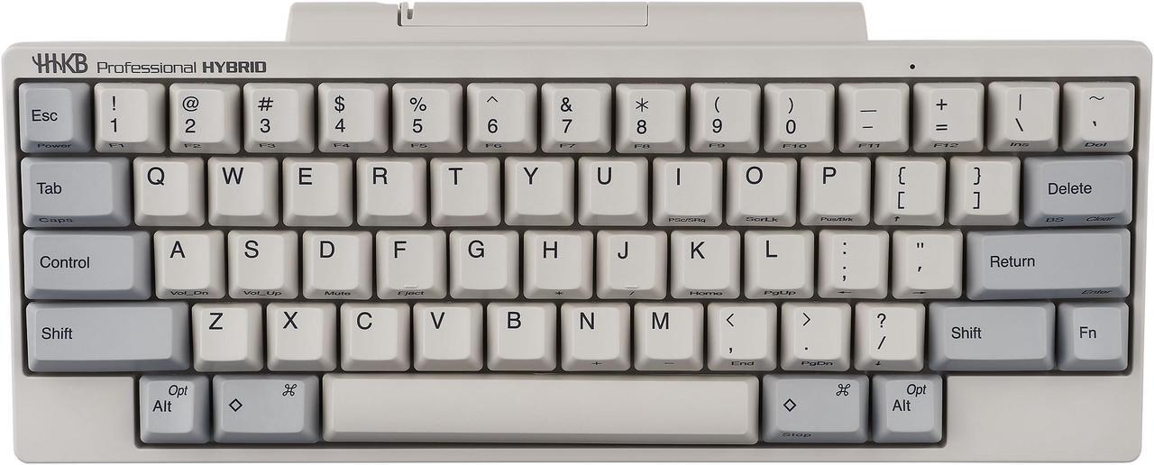 Alt view image 4 of 9 - Happy Hacking Keyboard Professional Classic (Wired, USB-C, Mac, Windows, White, Printed) with 2 Year Advance Exchange Warranty CG01000-296801