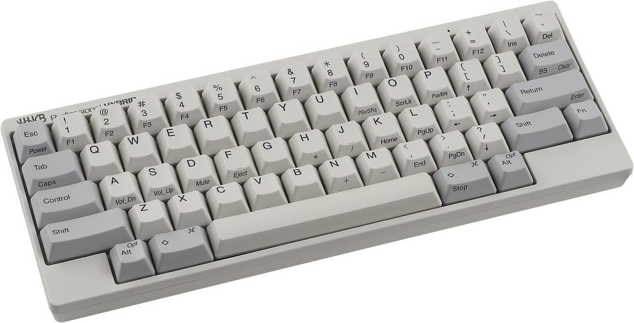 Alt view image 2 of 9 - Happy Hacking Keyboard Professional Classic (Wired, USB-C, Mac, Windows, White, Printed) with 2 Year Advance Exchange Warranty CG01000-296801
