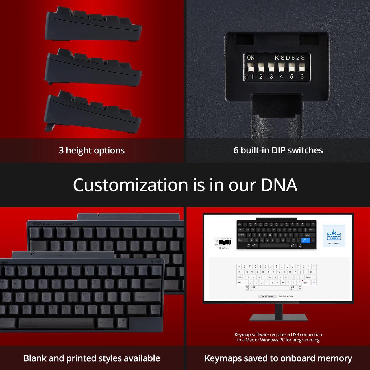 Alt view image 7 of 9 - HHKB CG01000-297201 Professional HYBRID Type-S Gaming Keyboard