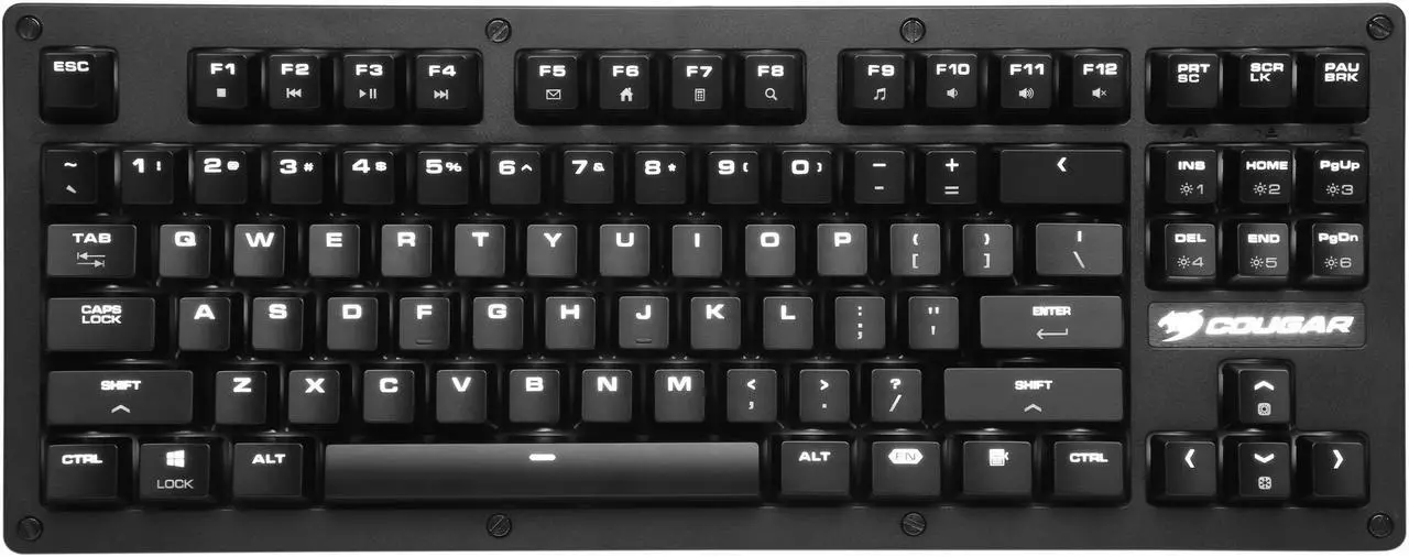 Alt view image 3 of 5 - Cougar PURI TKL Gaming Keyboard, Cherry MX Blue Switches