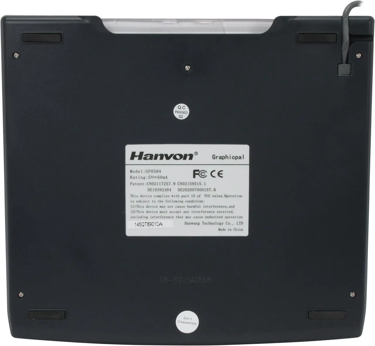 Alt view image 5 of 8 - Hanvon Graphicpal 0504 5" x 4" Active Area USB Tablet w/ Battery FREE Pen - Vista Compatible