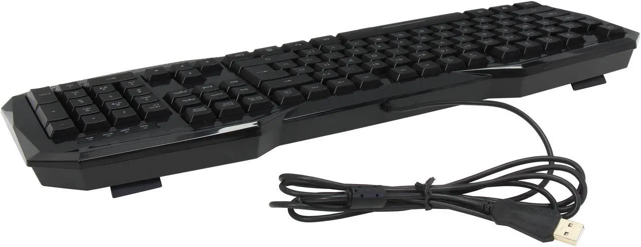 Alt view image 3 of 4 - AULA LED Illuminated Ergonomic USB Multimedia Backlight Backlit Gaming Keyboard