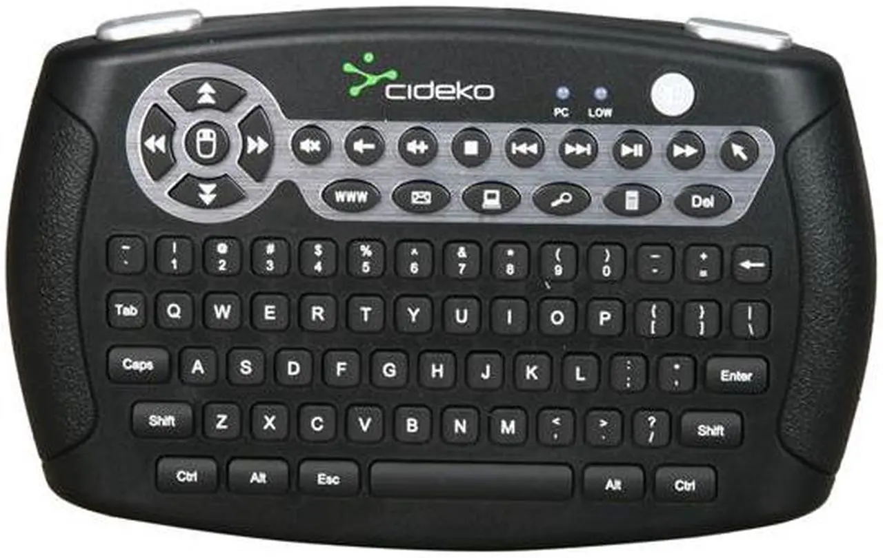 Alt view image 2 of 6 - Cideko AVK-02-915 Black RF Wireless Mini Keyboard