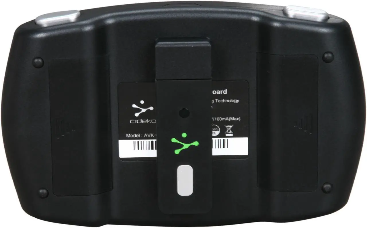 Alt view image 5 of 6 - Cideko AVK-02-915 Black RF Wireless Mini Keyboard
