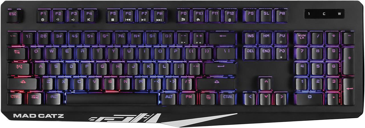 Mad Catz The Authentic S.T.R.I.K.E. 2 Membrane Gaming Keyboard