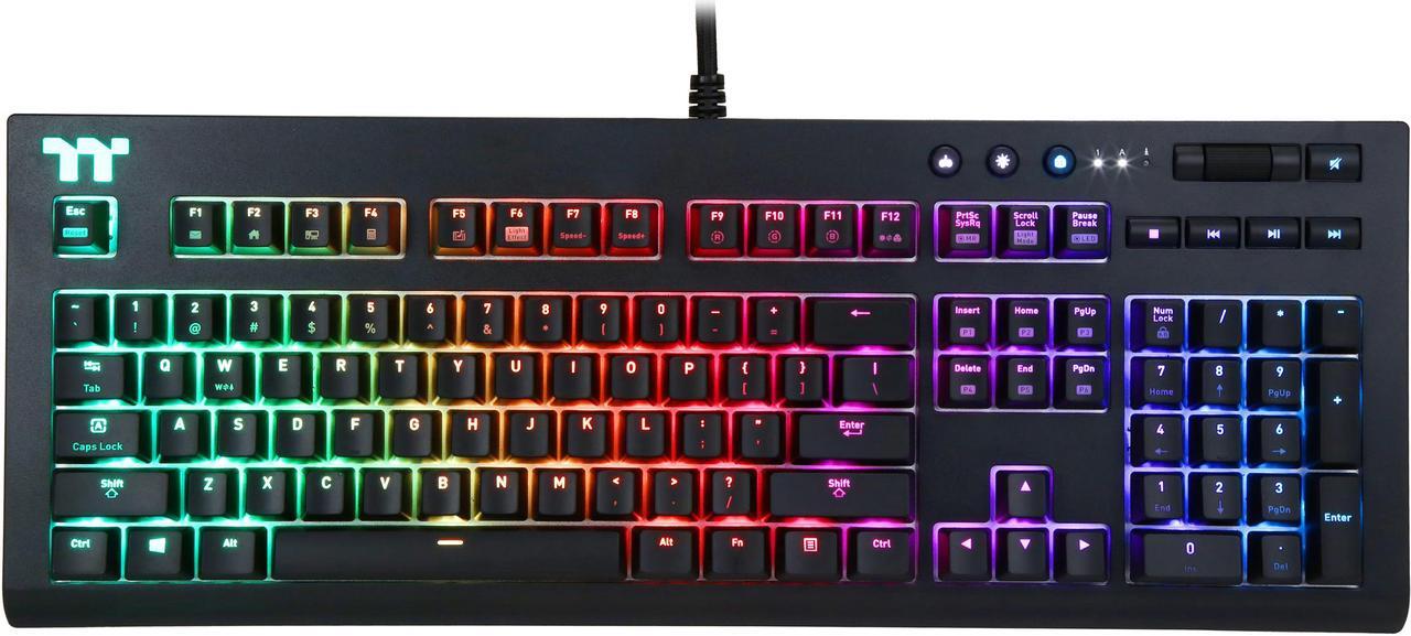 Main image of Thermaltake TT Premium X1 RGB Cherry MX Blue Keyboard