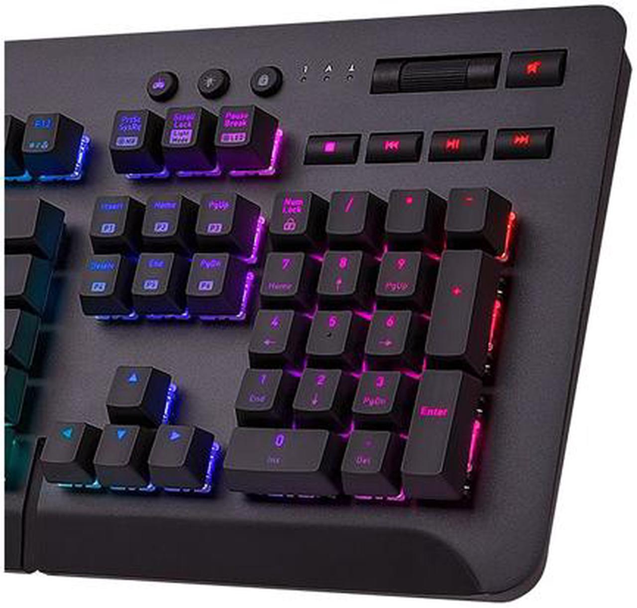 Alt view image 4 of 6 - Thermaltake Level 20 GT RGB Razer Green Gaming Keyboard
