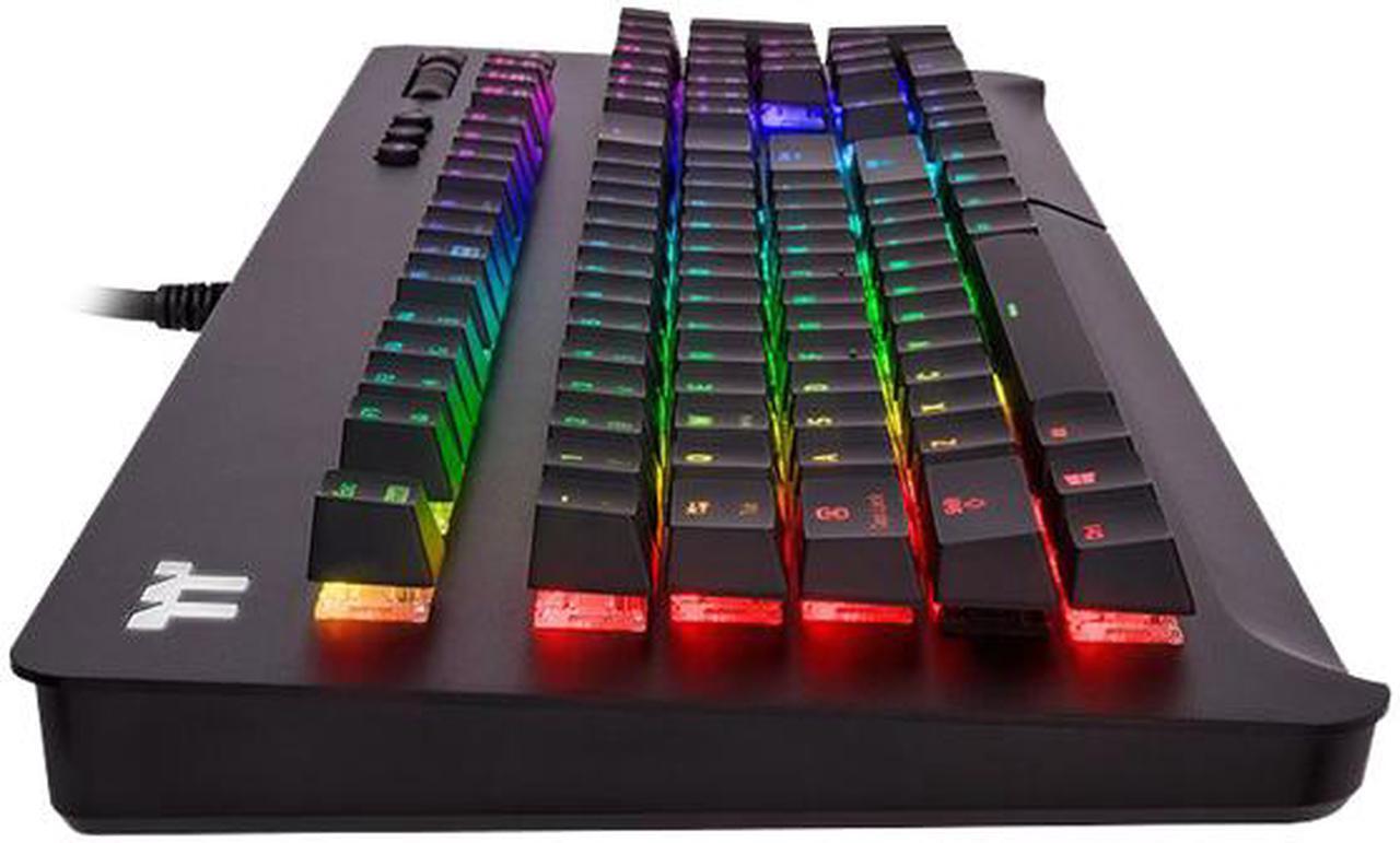 Alt view image 3 of 6 - Thermaltake Level 20 GT RGB Razer Green Gaming Keyboard