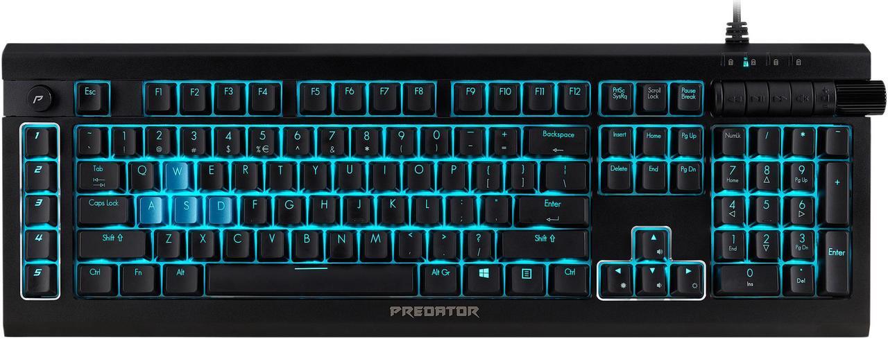 Alt view image 3 of 6 - Acer Predator Aethon 500 Gaming Keyboard (NP.KBD1A.01Q )