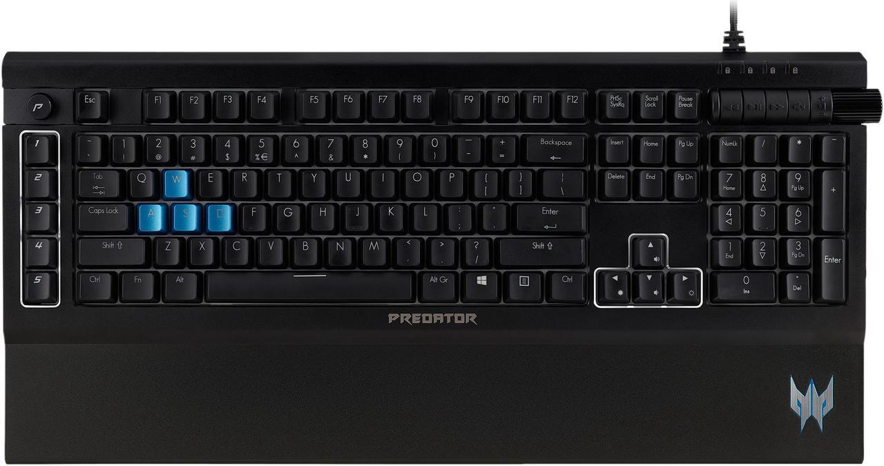 Alt view image 5 of 6 - Acer Predator Aethon 500 Gaming Keyboard (NP.KBD1A.01Q )