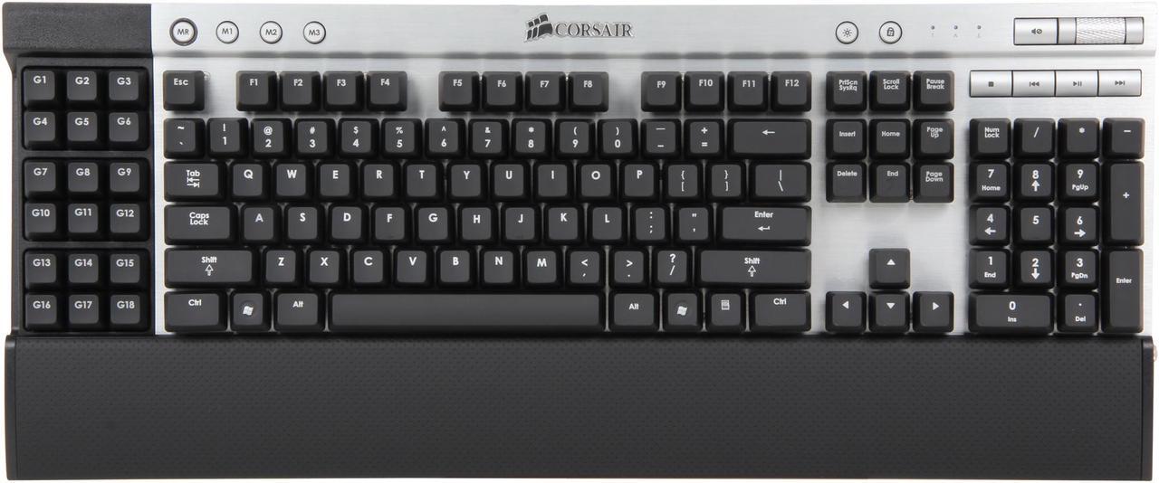 Alt view image 2 of 4 - Corsair Vengeance K90  Black/Metal USB Wired Gaming Performance, MMO Mechanical Keyboard