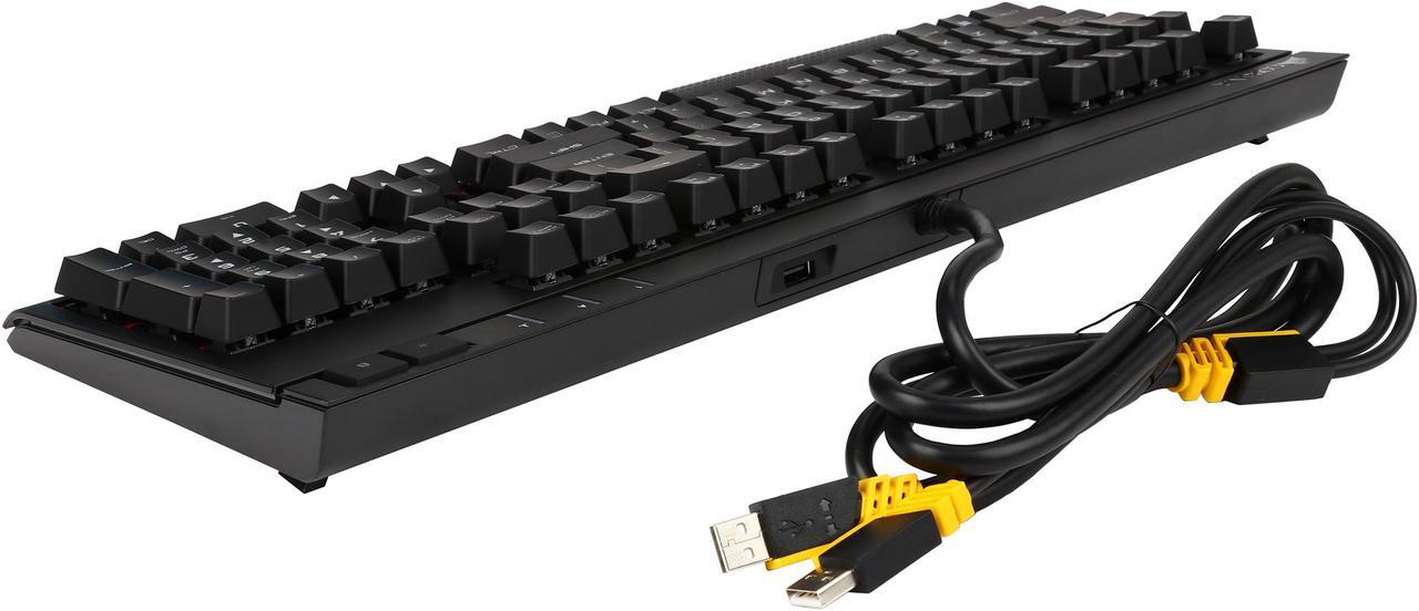 Alt view image 4 of 5 - Corsair Gaming STRAFE Mechanical Gaming Keyboard - Cherry MX Red