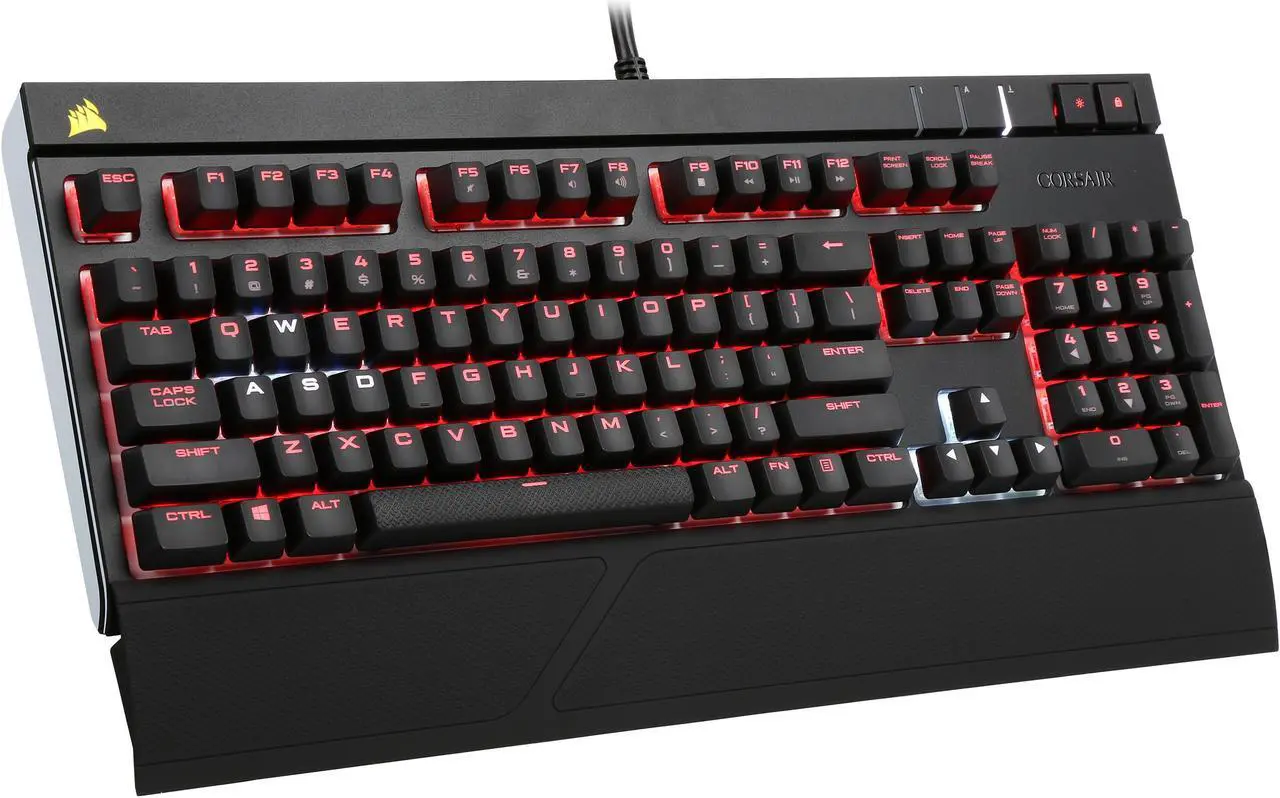 Alt view image 2 of 6 - Corsair Gaming STRAFE RGB Mechanical Gaming Keyboard - Cherry MX Brown
