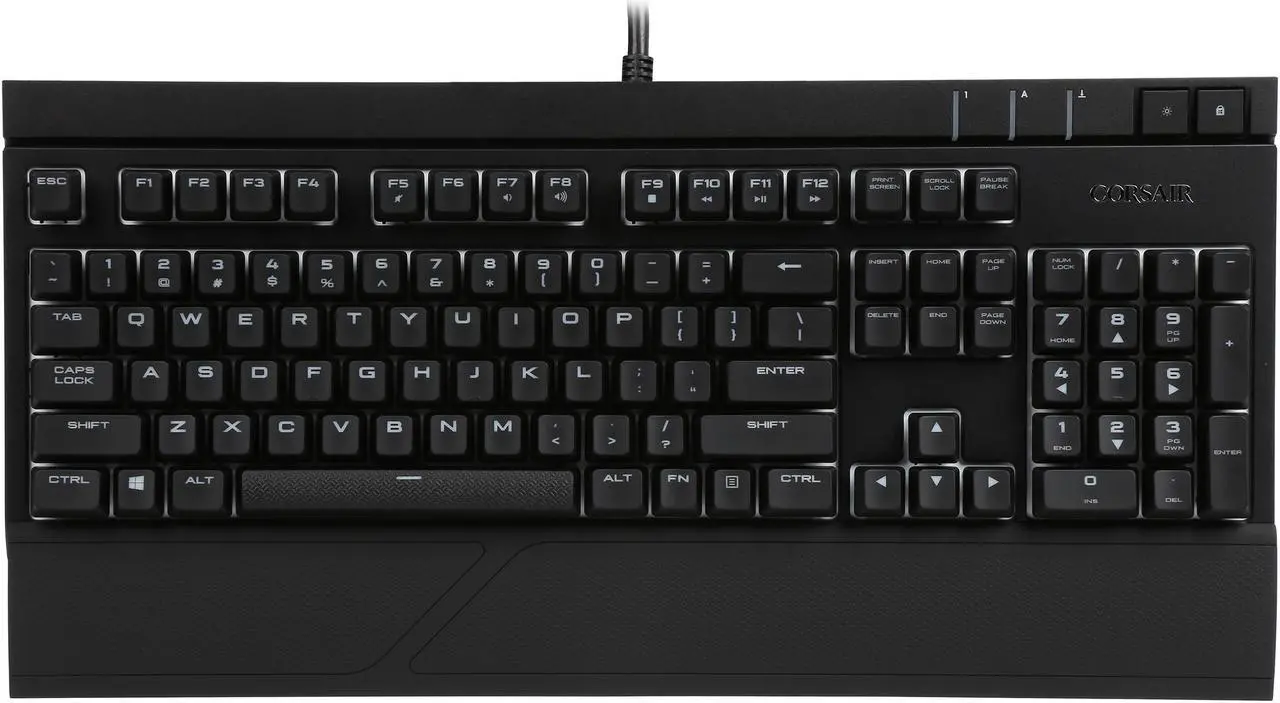 Alt view image 3 of 6 - Corsair Gaming STRAFE RGB Mechanical Gaming Keyboard - Cherry MX Brown