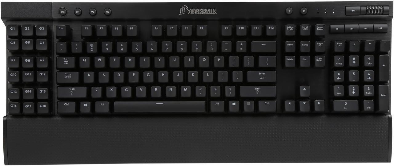 Alt view image 4 of 6 - Corsair Gaming K95 RGB Mechanical Gaming Keyboard - Cherry MX Red