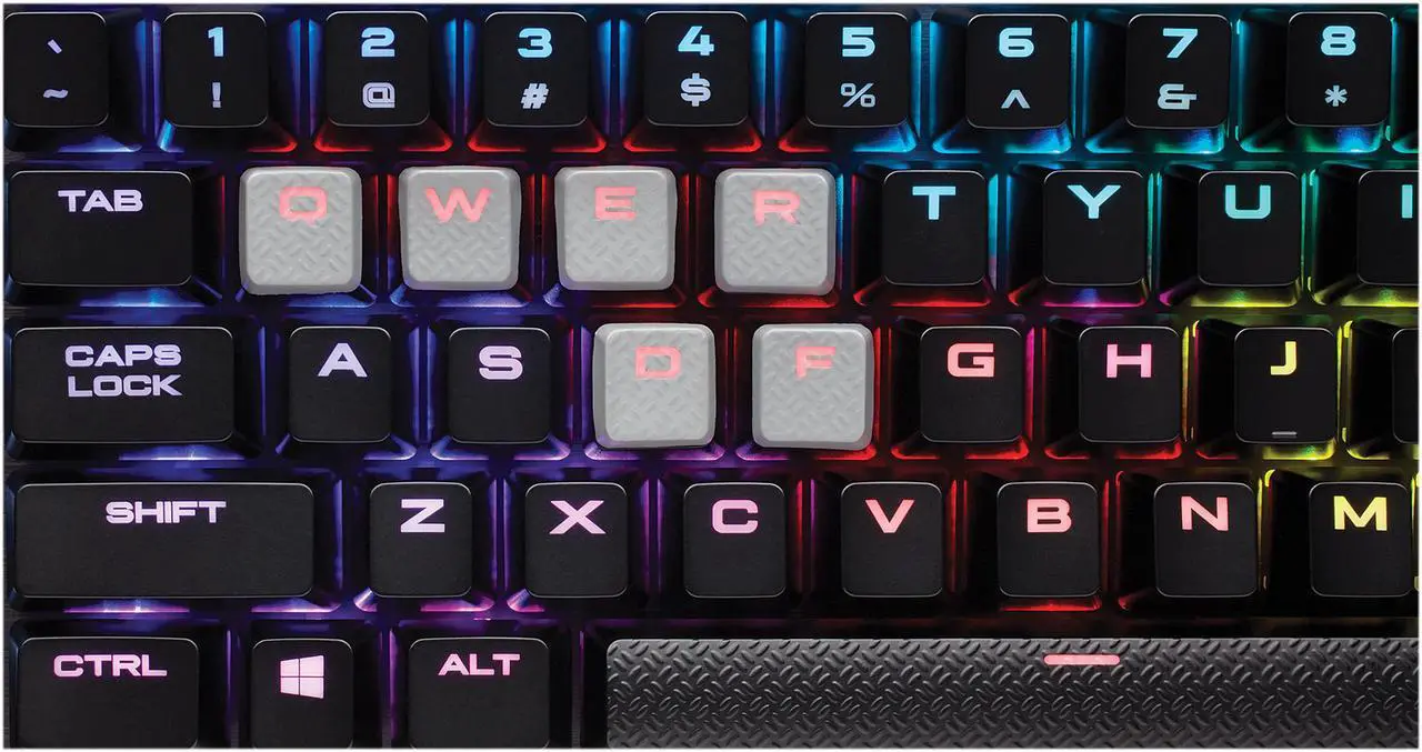 Alt view image 13 of 16 - Corsair K95 RGB PLATINUM Mechanical Gaming Keyboard, Cherry MX Speed, Backlit RGB LED, Gunmetal