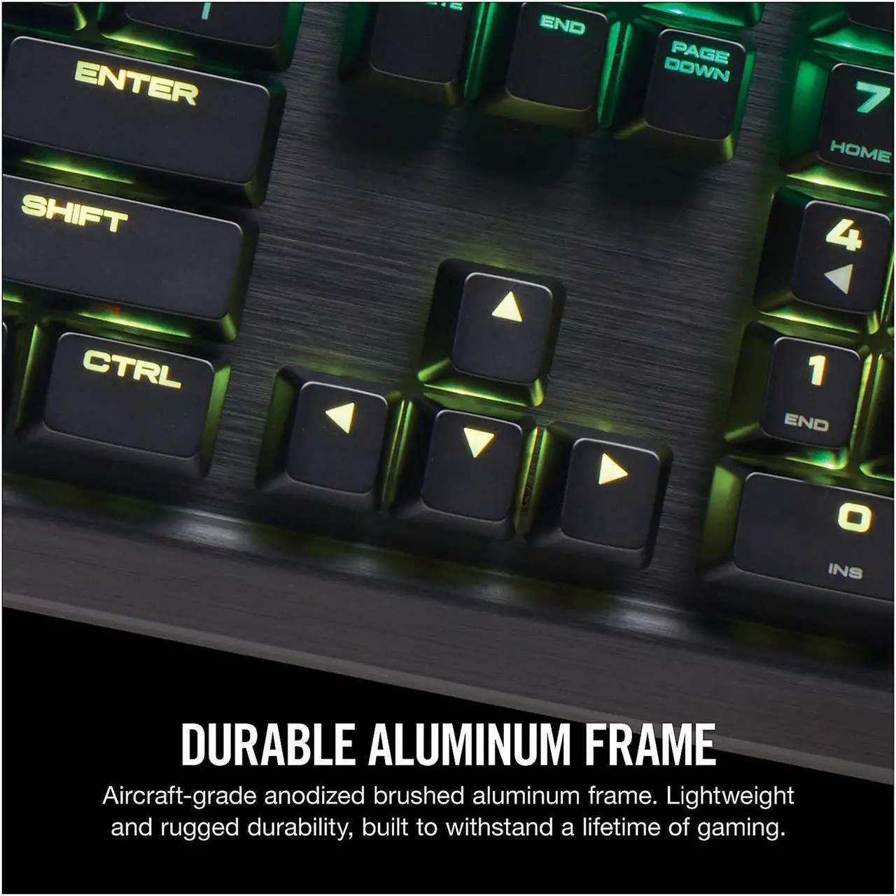 Alt view image 4 of 16 - Corsair K95 RGB PLATINUM Mechanical Gaming Keyboard, Cherry MX Speed, Backlit RGB LED, Gunmetal